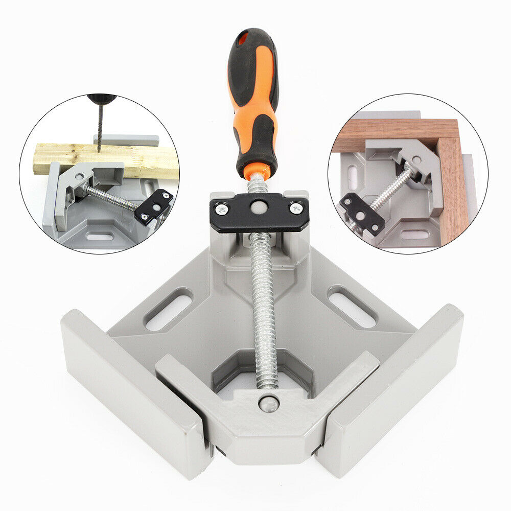 Swing Jaw Right Angle Clamp Woodworking Corner Vice Wood Metal Welding 68mm